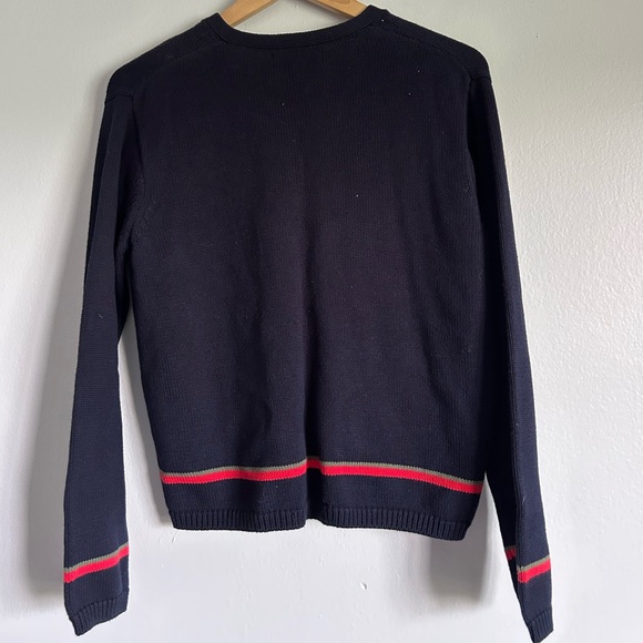 NWT Floral Embroidered Women's Sweater - Black with Red Accents - Picture 7 of 8